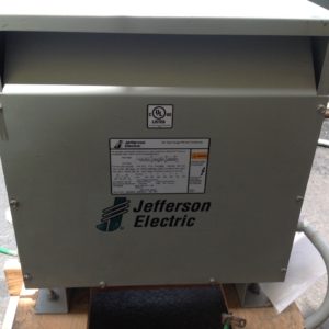 Pre-owned Jefferson Electric Dry Type Efficient Transformer - Stock #UJE361