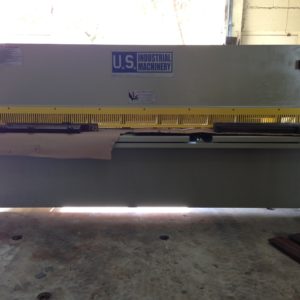 Pre-Owned US Industrial 10' x 1/4" Hydraulic Shear Model US1025CNC-Stock #UUS391 (SOLD)